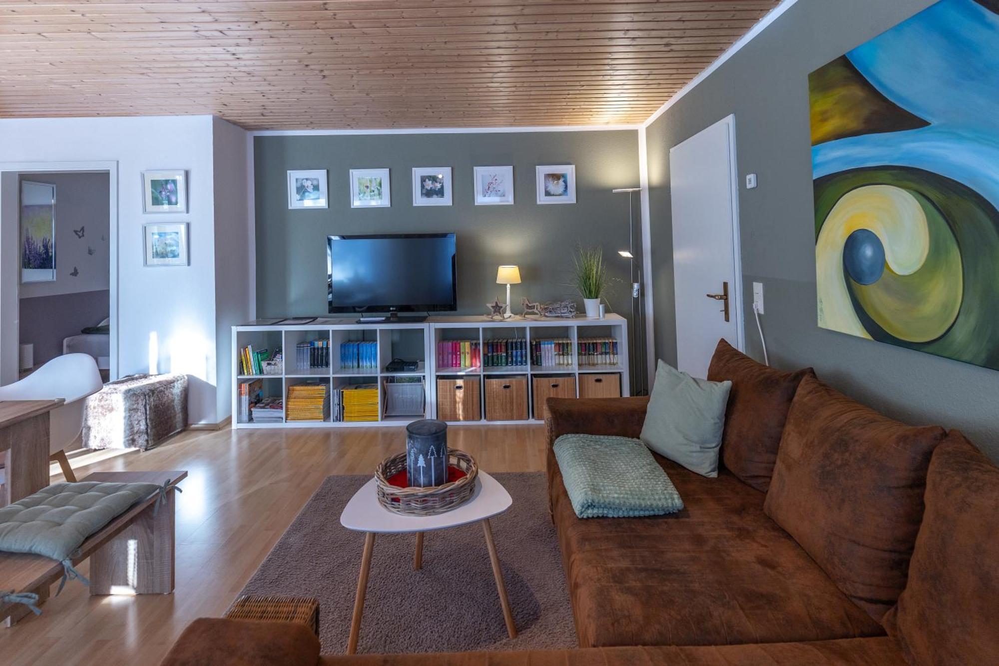 Apartmán Elw, Sep. Eingang, Ueberdachte Terrasse, Naehe Backnang Althutte Exteriér fotografie