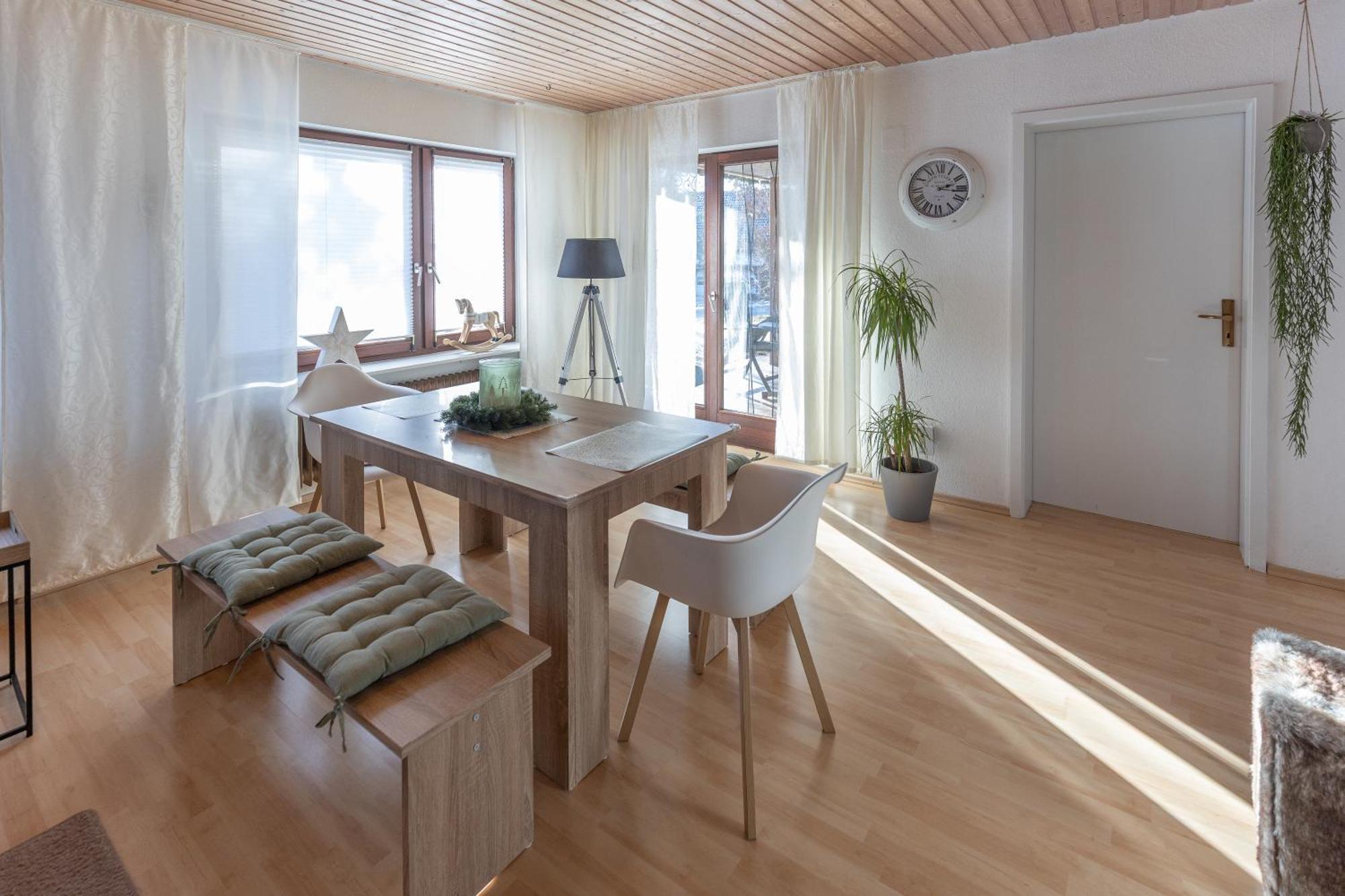 Apartmán Elw, Sep. Eingang, Ueberdachte Terrasse, Naehe Backnang Althutte Exteriér fotografie