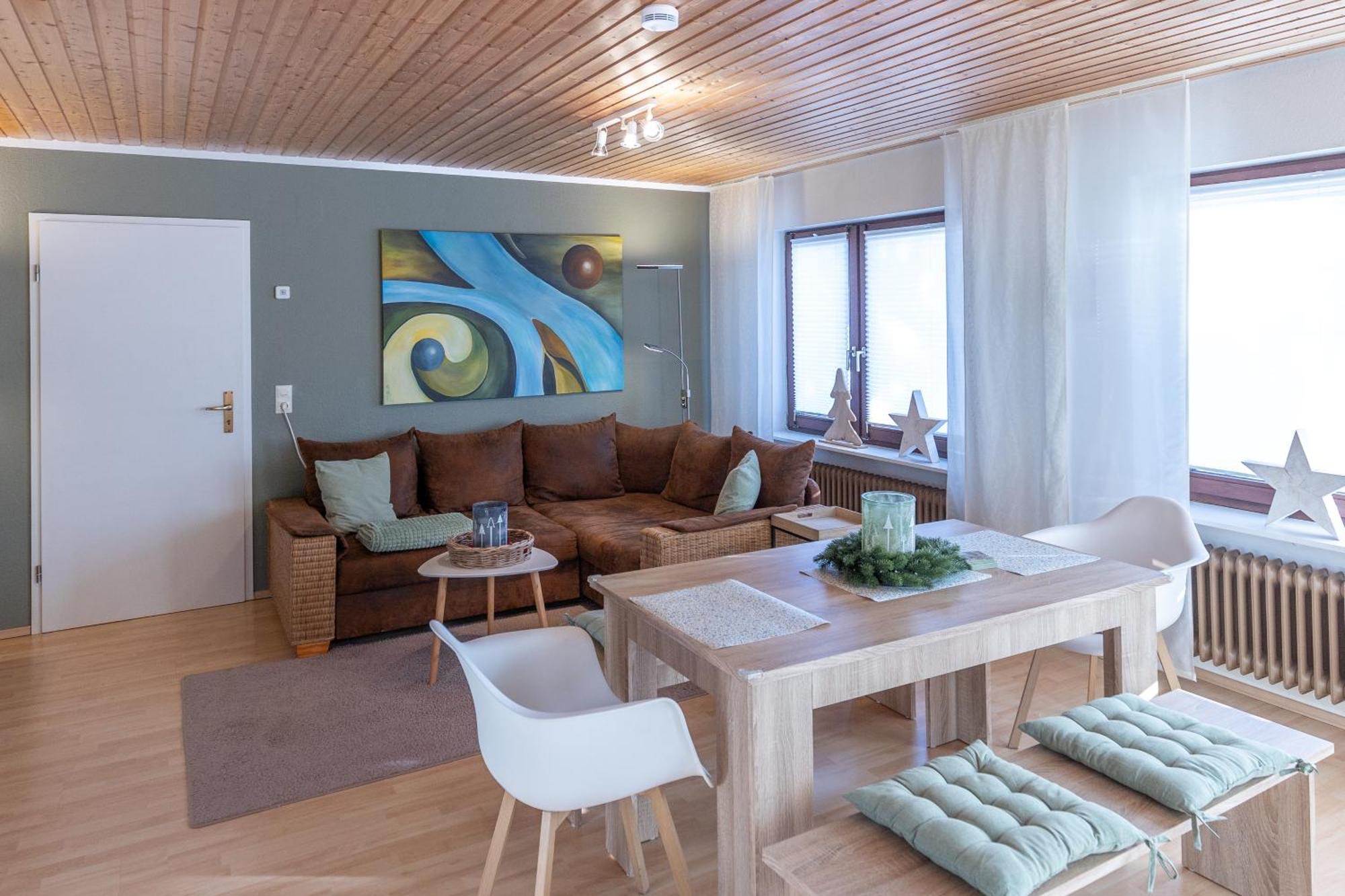 Apartmán Elw, Sep. Eingang, Ueberdachte Terrasse, Naehe Backnang Althutte Exteriér fotografie